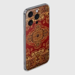 Чехол для iPhone 15 Pro Max силиконовый с защитой камеры Его Ворсейшество ковёр бабушкин - фото 2