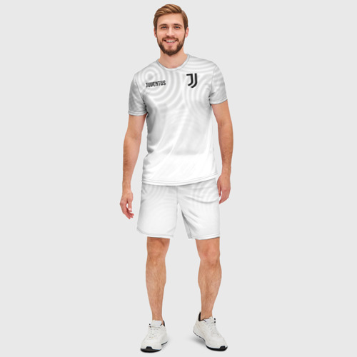 Мужской костюм с шортами 3D Juventus, цвет 3D печать - фото 3