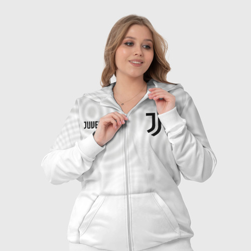 Женский костюм 3D Juventus, цвет белый - фото 7