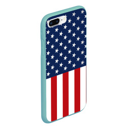 Чехол для iPhone 7Plus/8 Plus матовый Флаг США - фото 2