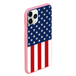 Чехол для iPhone 11 Pro Max матовый Флаг США - фото 2