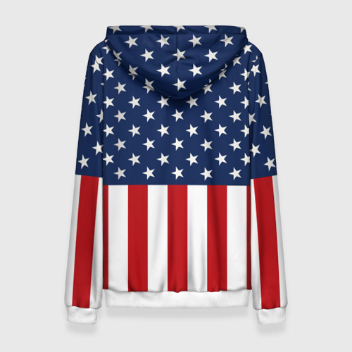 Женская толстовка 3D Флаг США, цвет 3D печать - фото 2