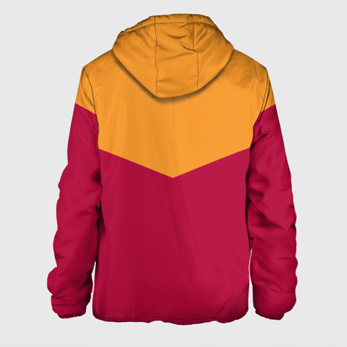 Мужская куртка 3D A S Roma - Yellow and Red, цвет 3D печать - фото 2