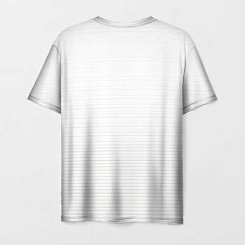 Мужская футболка 3D A S Roma - WHITE N 98 (NEW 2022), цвет 3D печать - фото 2