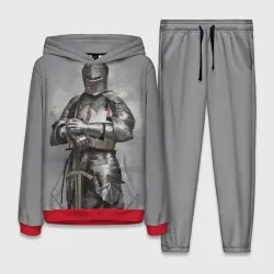 Женский костюм с толстовкой 3D Рыцарь