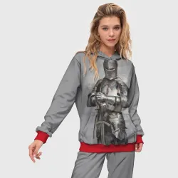 Женский костюм с толстовкой 3D Рыцарь - фото 2