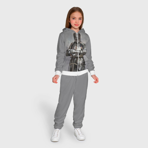 Детский 3D костюм с принтом Рыцарь, вид сбоку #3