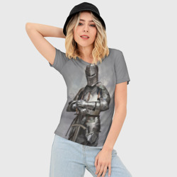 Женская футболка 3D Slim Рыцарь - фото 2