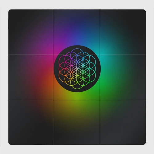 Магнитный плакат 3Х3 Coldplay