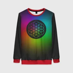 Женский свитшот 3D Coldplay