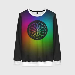 Женский свитшот 3D Coldplay