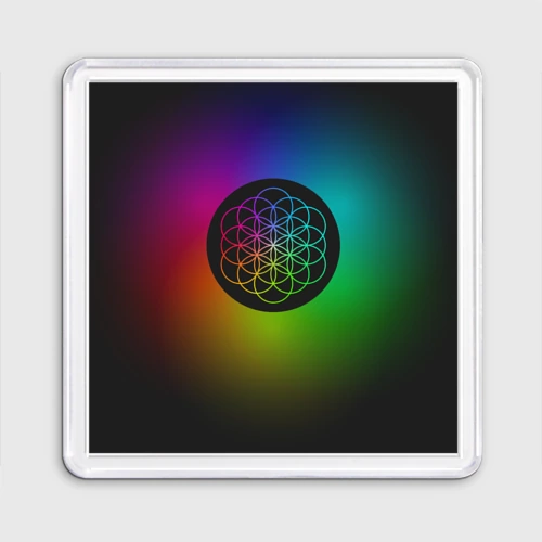 Магнит 55*55 Coldplay
