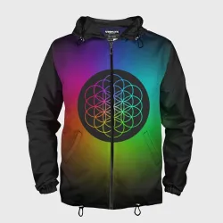 Мужская ветровка 3D Coldplay