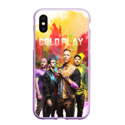 Чехол для iPhone XS Max матовый Coldplay