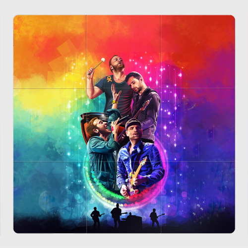 Магнитный плакат 3Х3 Coldplay
