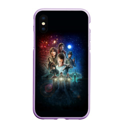 Чехол для iPhone XS Max матовый Stranger Things