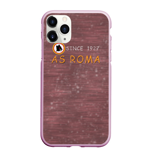 Чехол для iPhone 11 Pro Max матовый A S Roma - Vintage No.3, цвет розовый