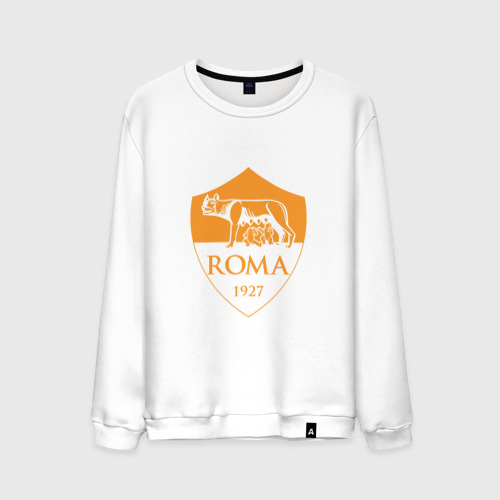 Мужской свитшот хлопок A S Roma - Autumn Top, цвет белый