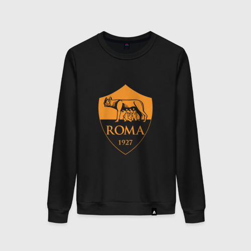 Женский свитшот хлопок A S Roma - Autumn Top, цвет черный