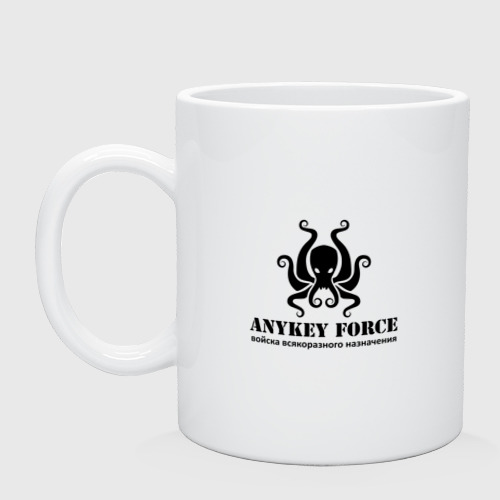 Кружка керамическая Anykey Force