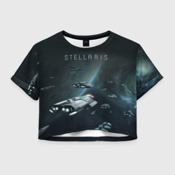 Женская футболка Crop-top 3D Stellaris