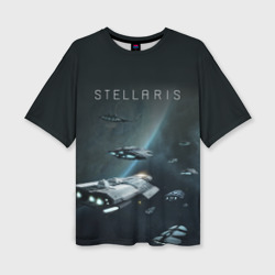 Женская футболка oversize 3D Stellaris