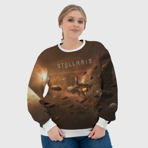 Женский свитшот 3D Stellaris, цвет 3D печать - фото 6