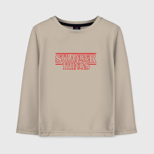 Детский лонгслив хлопок Stranger Things