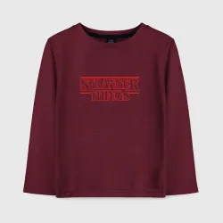 Детский лонгслив хлопок Stranger Things