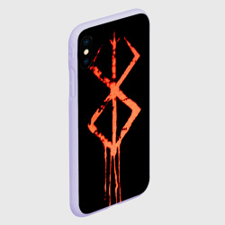 Чехол для iPhone XS Max матовый Берсерк Клеймо символ - фото 2