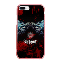 Чехол для iPhone 7Plus/8 Plus матовый Slipknot руки зомби