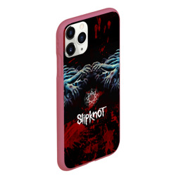 Чехол для iPhone 11 Pro Max матовый Slipknot руки зомби - фото 2