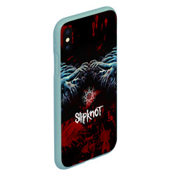 Чехол для iPhone XS Max матовый Slipknot руки зомби - фото 2