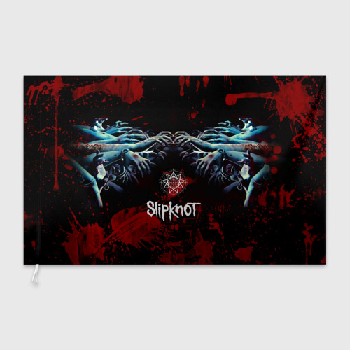 Флаг 3D Slipknot руки зомби - фото 3