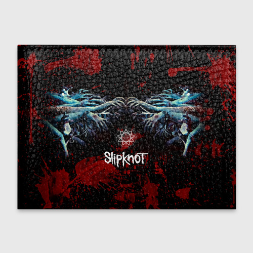 Обложка для студенческого билета Slipknot руки зомби, цвет черный