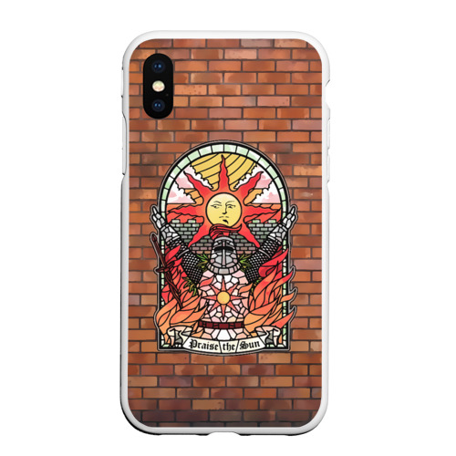 Чехол для iPhone XS Max матовый Praise the sun