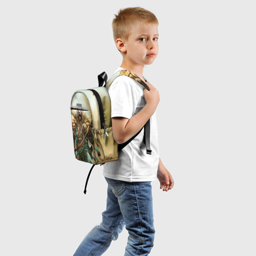 Детский рюкзак 3D с принтом Magic: The Gathering, вид сзади #1
