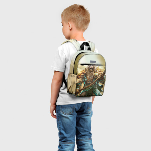 Детский рюкзак 3D с принтом Magic: The Gathering, фото на моделе #1