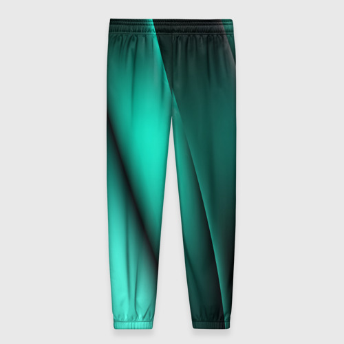 Женские брюки 3D Emerald lines, цвет 3D печать - фото 2