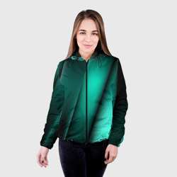 Женская куртка 3D Emerald lines - фото 2