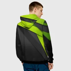 Мужская толстовка 3D Geometry stripes геометрические линии - фото 4
