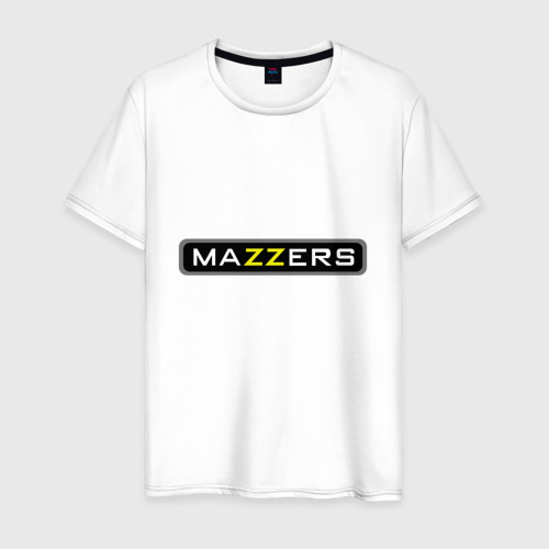 Мужская футболка хлопок Mazzers, цвет белый