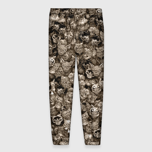 Мужские брюки 3D Зомби котики, цвет 3D печать - фото 2
