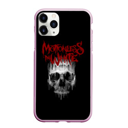 Чехол для iPhone 11 Pro Max матовый Motionless in White череп