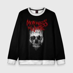 Детский свитшот 3D Motionless in White череп