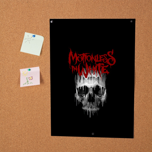 Постер Motionless in White череп - фото 2