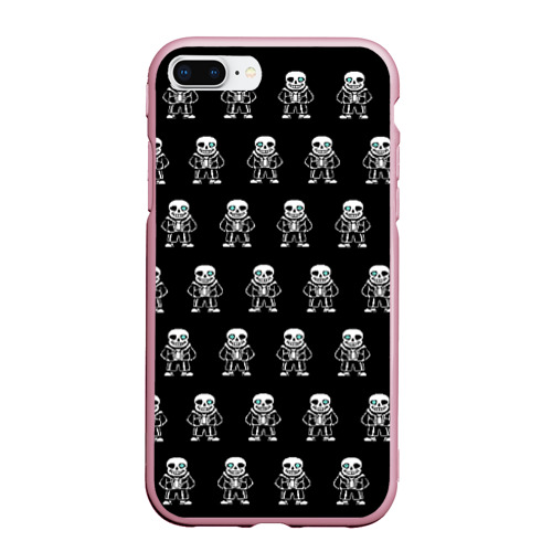 Чехол для iPhone 7Plus/8 Plus матовый Undertale, цвет розовый