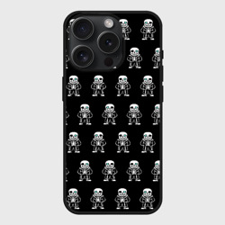 Чехол силиконовый для Apple iPhone 15 Pro матовый Undertale