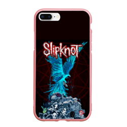 Чехол для iPhone 7Plus/8 Plus матовый Орел группа Slipknot