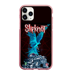 Чехол для iPhone 11 Pro Max матовый Орел группа Slipknot